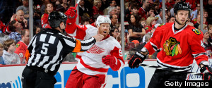Red Wings Get Even With Hawks