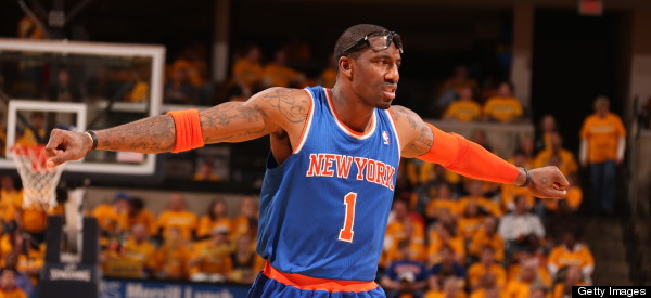 LOOK: Amare Wears Yarmulke At Knicks' Shootaround
