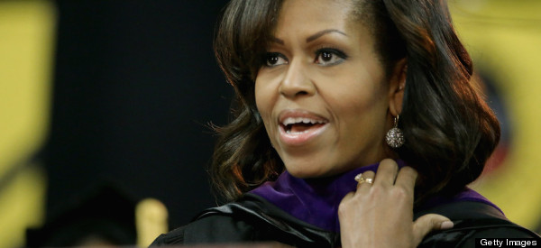 Michelle Obama Urges High School Students To Live Their Dreams