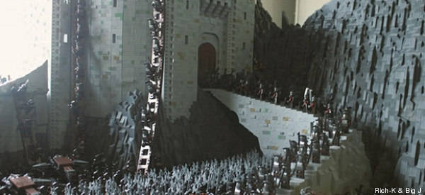 'El señor de los anillos', en 150.000 piezas de Lego (FOTOS)