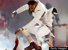 WATCH: Miguel Lands On Fan's Head