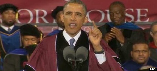 Obama To Grads: 'Be The Best Father You Can Be'