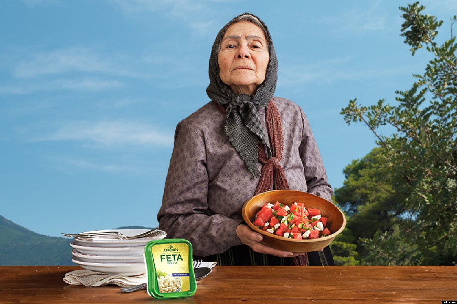 New Athenos Feta Commercials Feature Yiayia, Goat-Milking (VIDEO