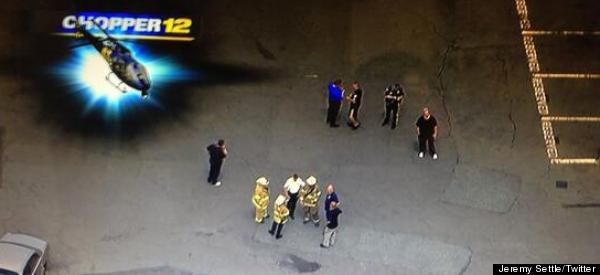 NJ Sinkhole Swallows Man, Forklift