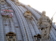 PHOTOS: Man Climbs On St Peter's Dome To Protest Italian Politics