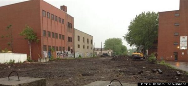 Un terrain de Rosemont est rasé