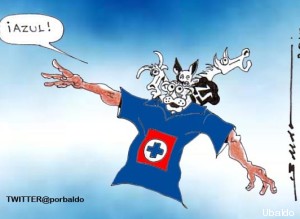 cruz azul caricatura