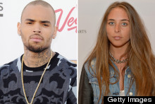 Awkward! Chris Brown Makes Friends With Chloe Green