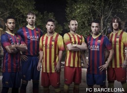La 'senyera', segunda equipación del Barça
