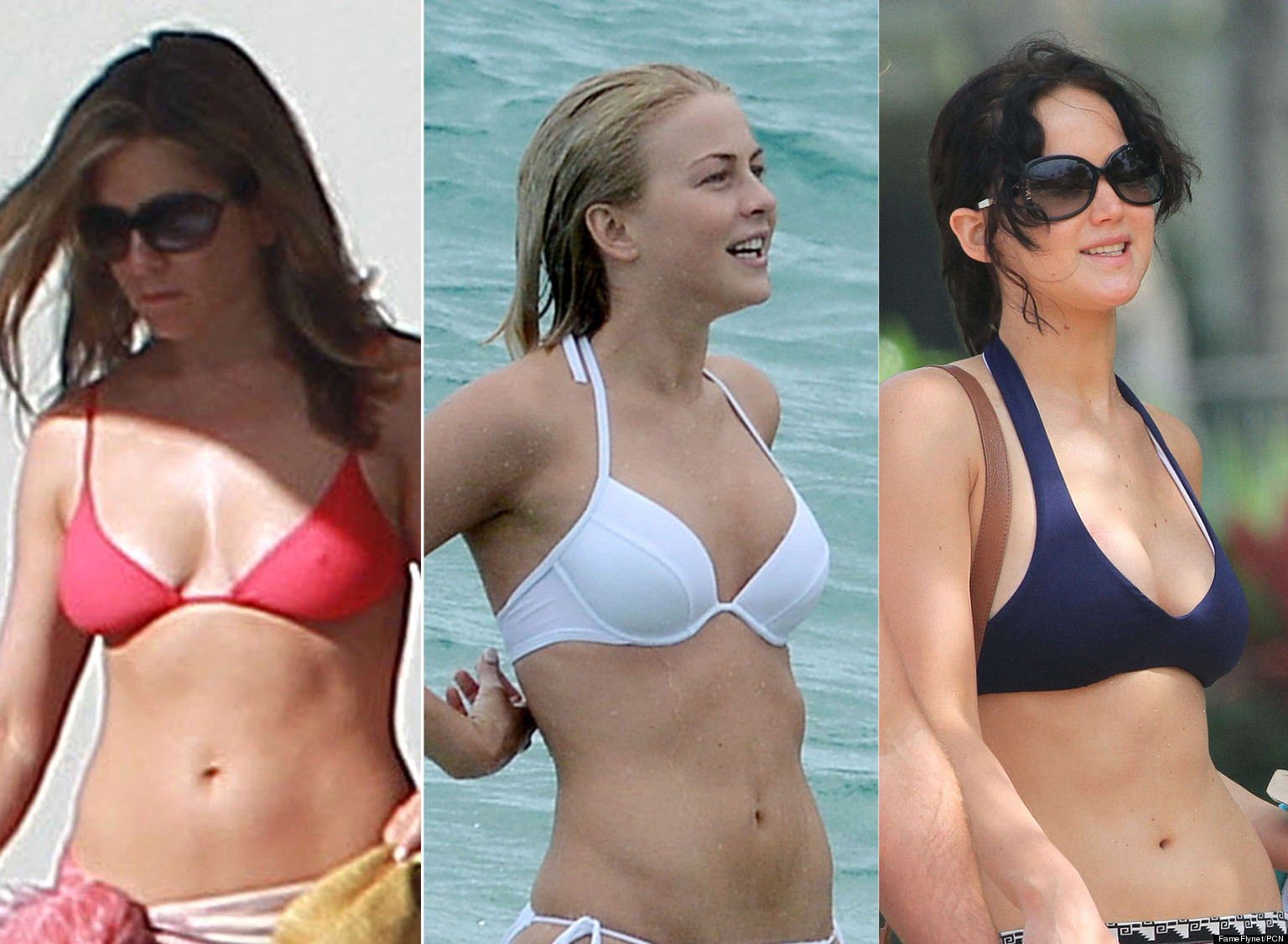 Stars In Bikinis Celebrities Rock Red White And Blue Swimsuits