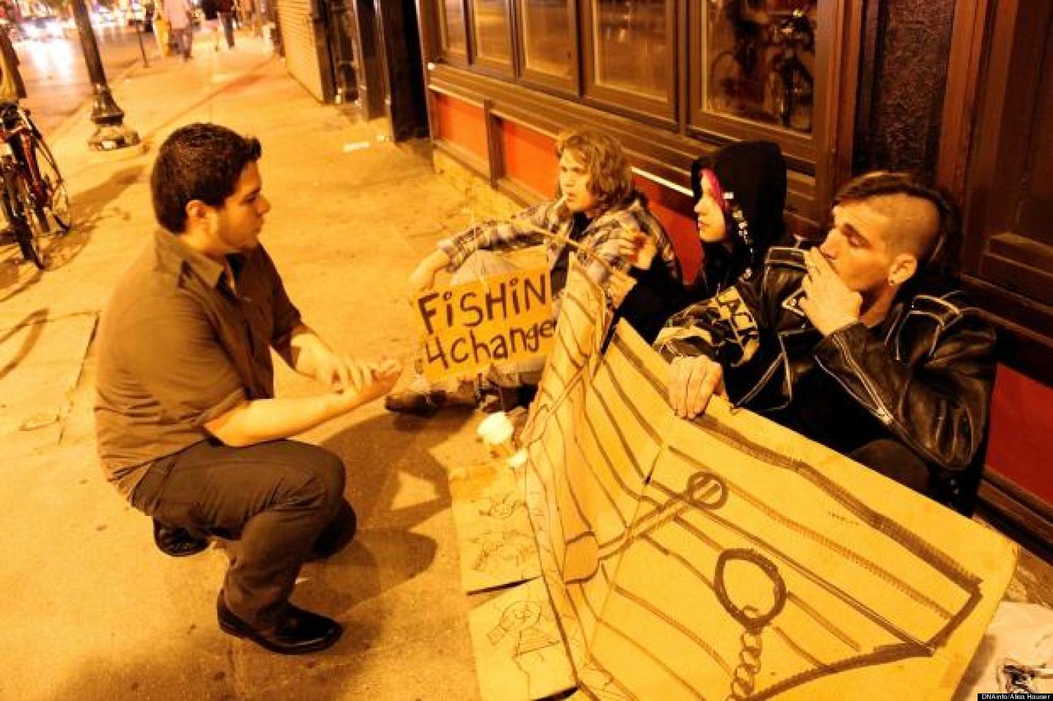 Traveling 'Gutter Punk' Homeless Back In City HuffPost