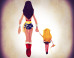 LOOK: Superheroes Take Their Kids To School