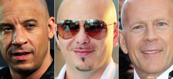 Calvos y sexy: Famosos sin un pelo de feos (FOTOS)