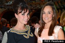 Pippa Middleton Makes New Showbiz Pals In Pretty Peach Dress At Waitrose Party