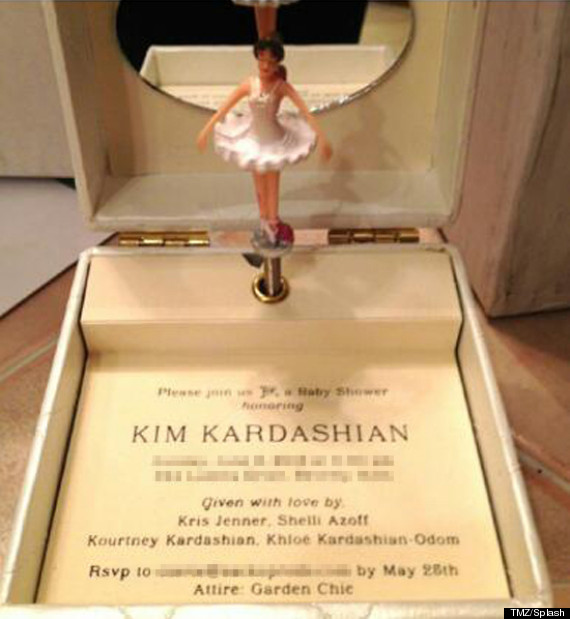 Kim Kardashian's Baby Shower Invite Is The Most Over The Top 