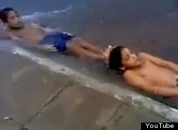 WATCH: Urban Water Slide