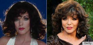Joan Collins Is Frozen In Time