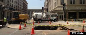 Take A Peek Inside D.C.'s Giant, Gaping Sinkhole