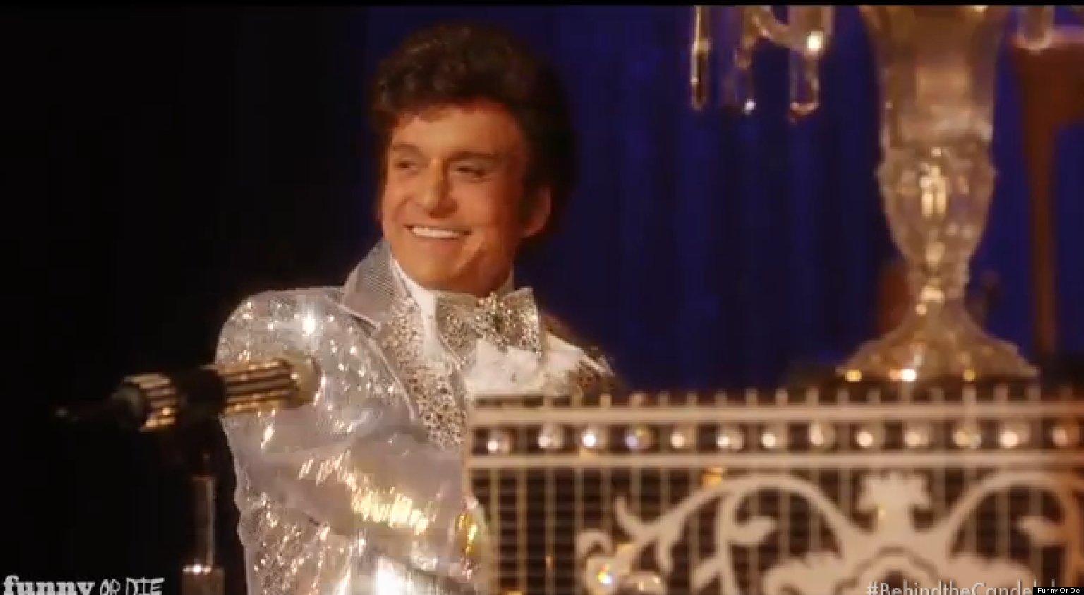 Funny Or Die 'Behind the Candelabra' Reviewers Noticed That Dudes Kiss