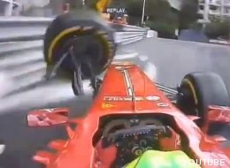 Massa destroza el Ferrari (VÍDEO)