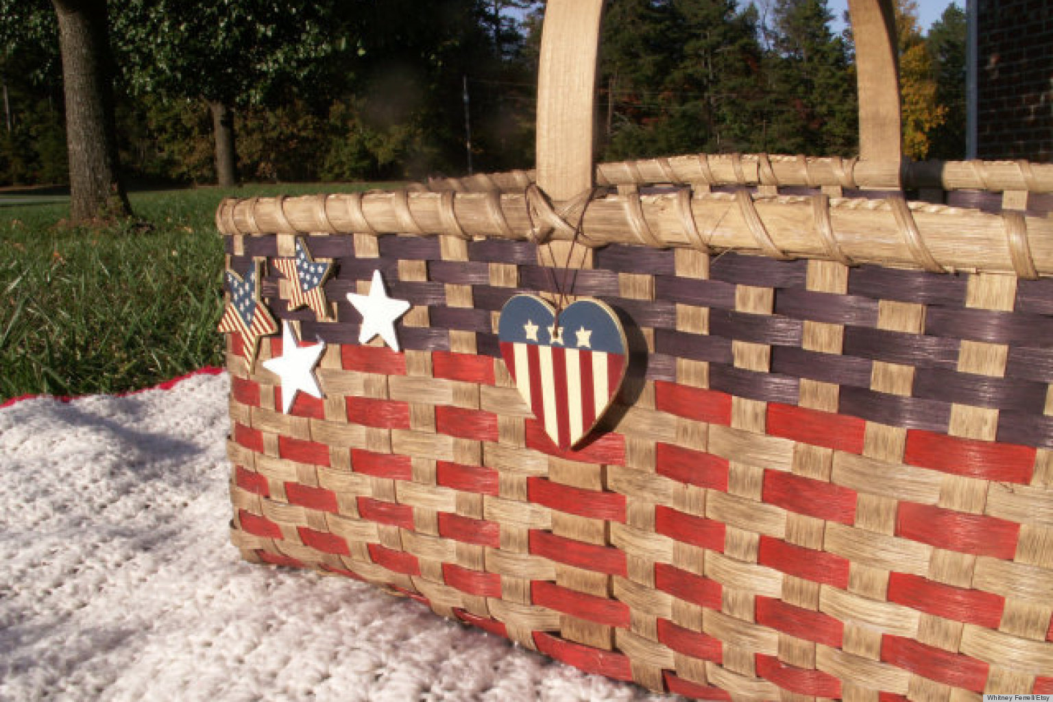 7 Adorable Picnic Baskets From Etsy That Are Perfect For Outdoor