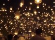 Un cielo iluminado de linternas voladoras para lograr un récord (VÍDEO)