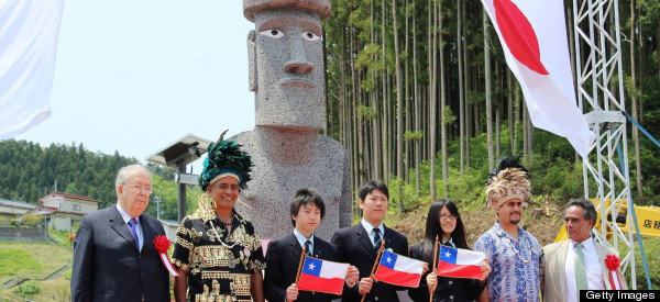 Easter Island Statue Erected In Japanese Town As Symbol For Tsunami Recovery