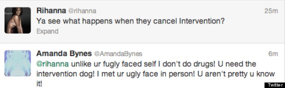 amanda bynes rihanna