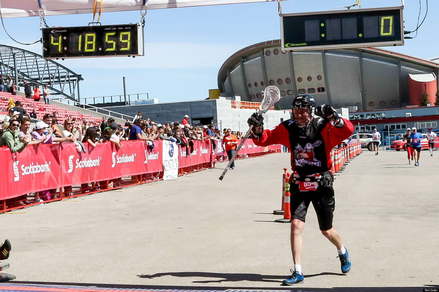 Martin Parnell's Lacrosse Gear Marathon CalgaryArea Man Attempts To