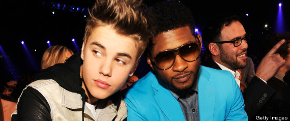 Usher Justin Bieber Young
