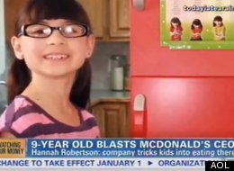 'We Don't Sell Junk Food:' McDonald's CEO Responds To 9-Year-Old Critic Hannah Robertson (VIDEO)