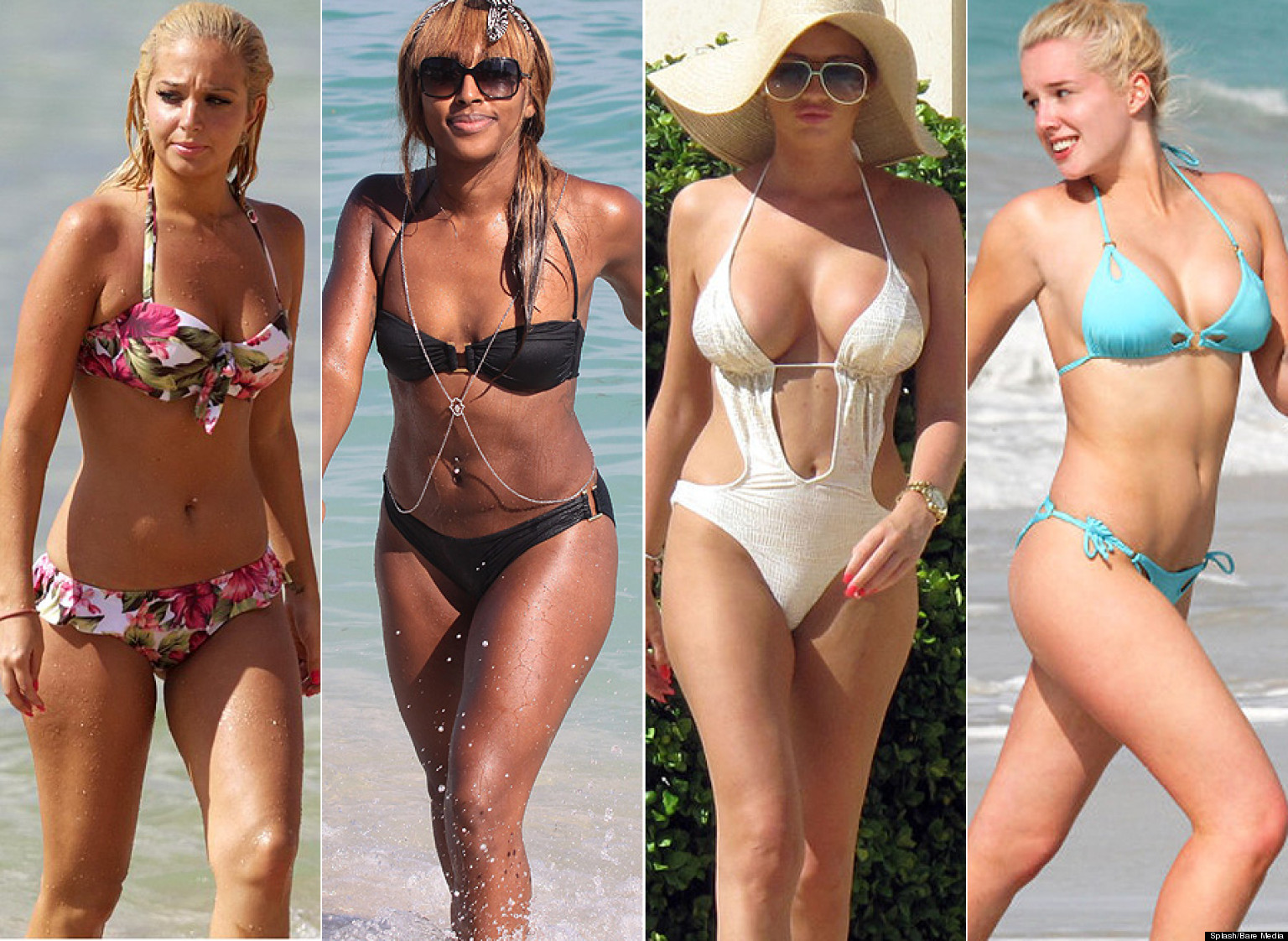 Beach Babes 100 Hot Celebrity Bikini Bodies Pictures Huffpost Uk