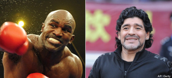 ¿Cómo entrenaban Evander Holyfield y Maradona?