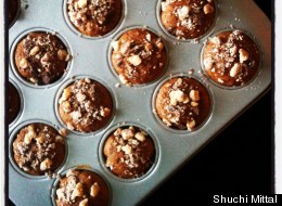 Coffee Cupcakes With Walnut Crumble