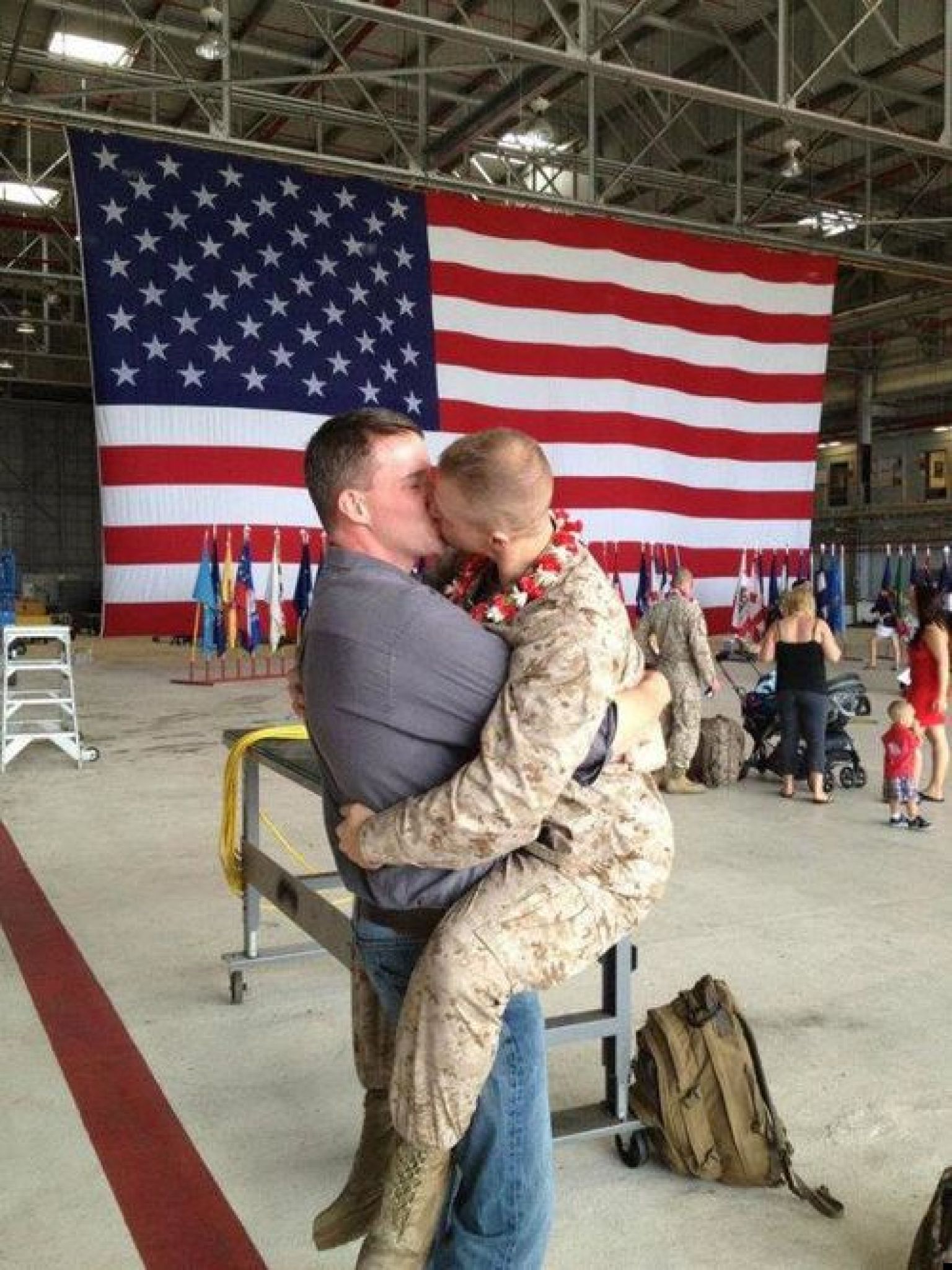 Brandon Morgan Gay Us Marine In Viral Kissing Photograph Gets 