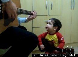 Diogo Mello, Toddler, Sings The Beatles' 'Don't Let Me Down' With His Dad (VIDEO)
