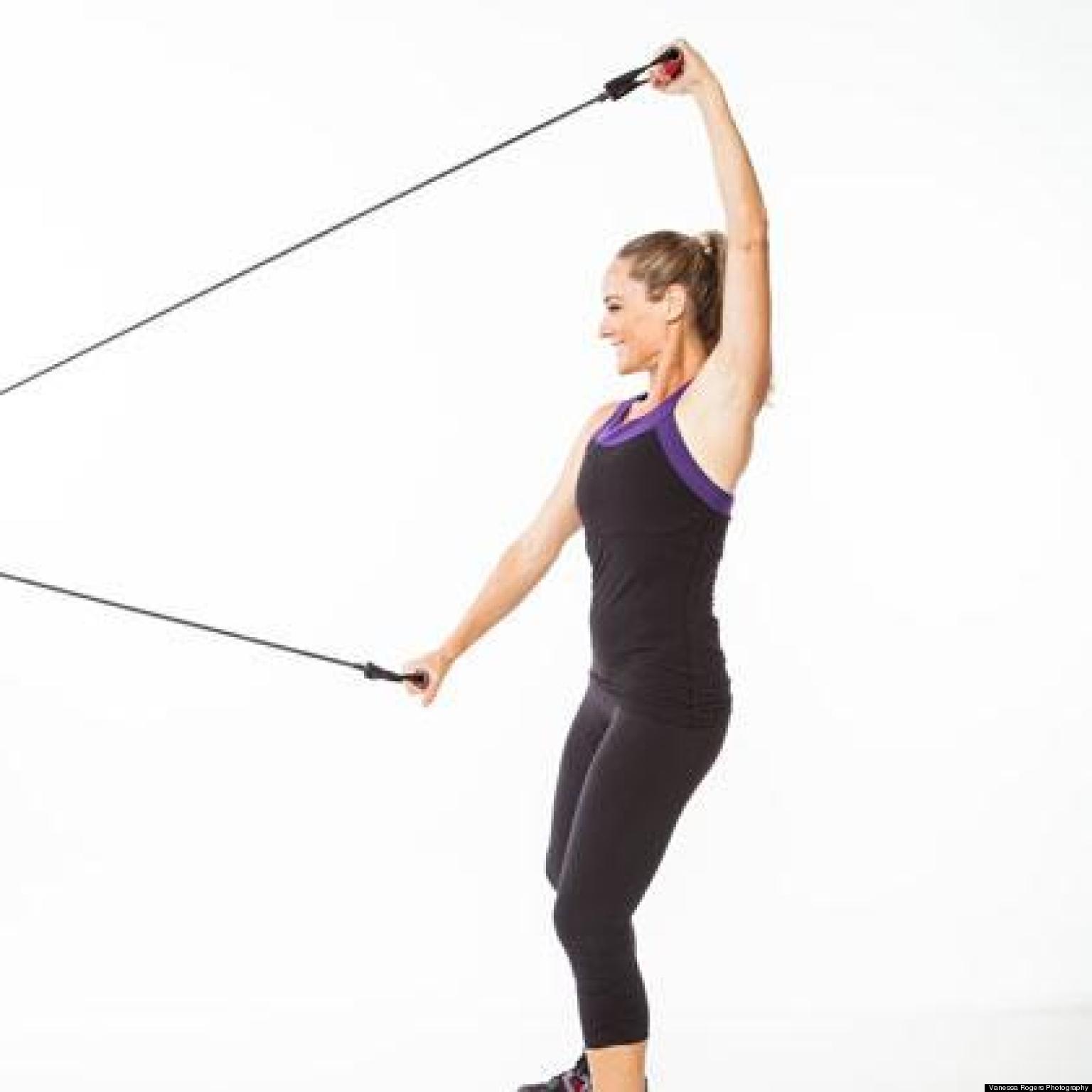 different resistance band exercises