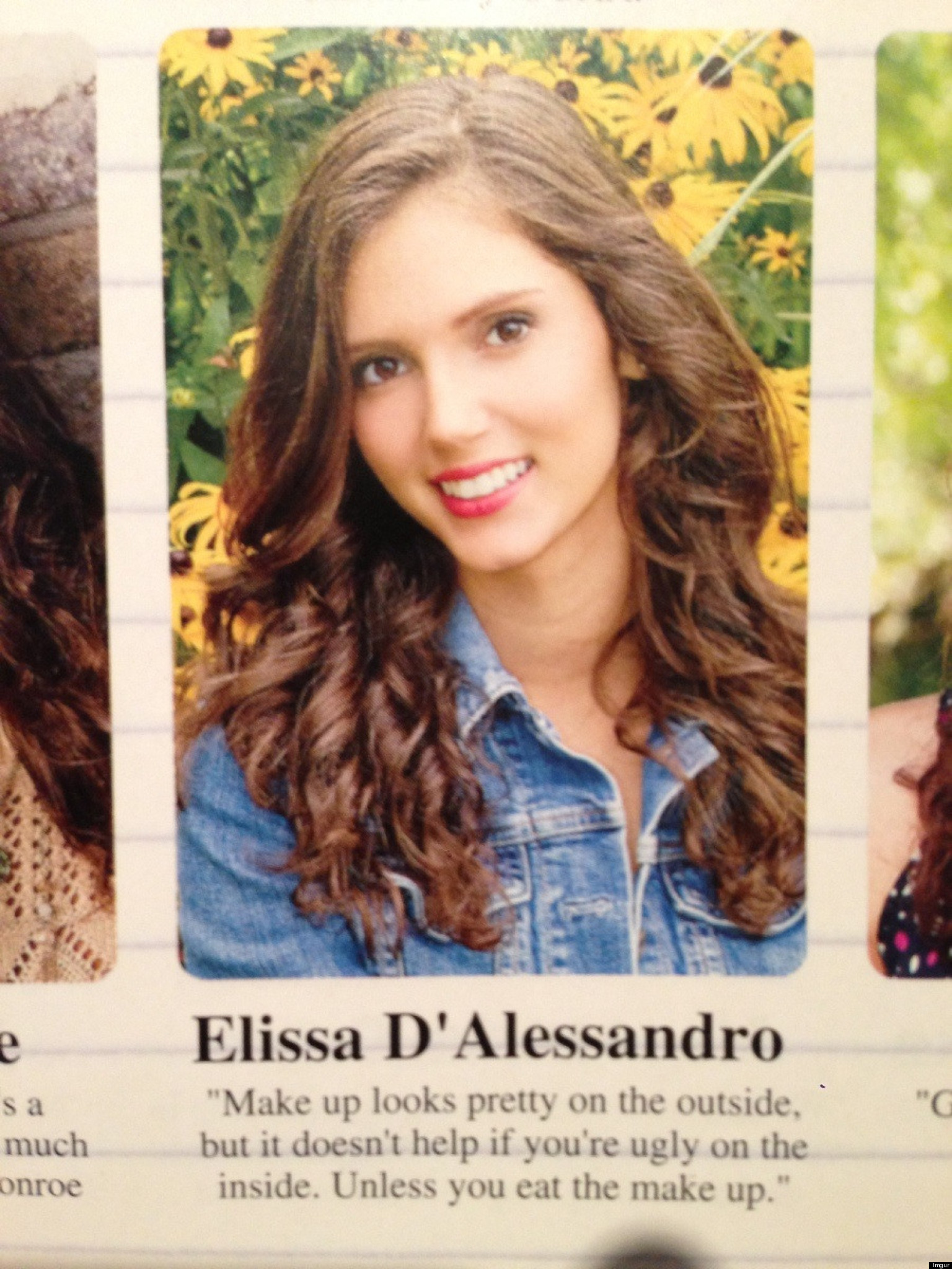 Makeup Yearbook Quote Lends Some Interesting Advice (PHOTO) | HuffPost