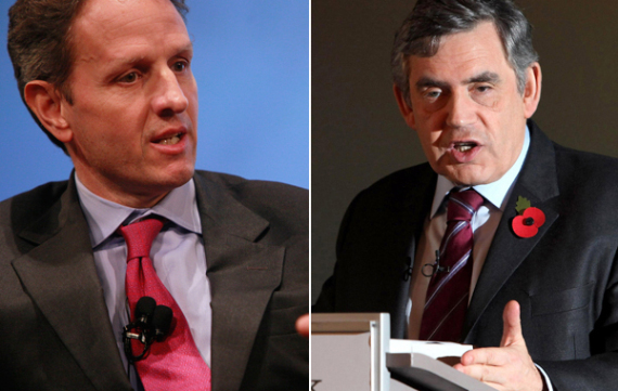 Geithner Gordon Brown