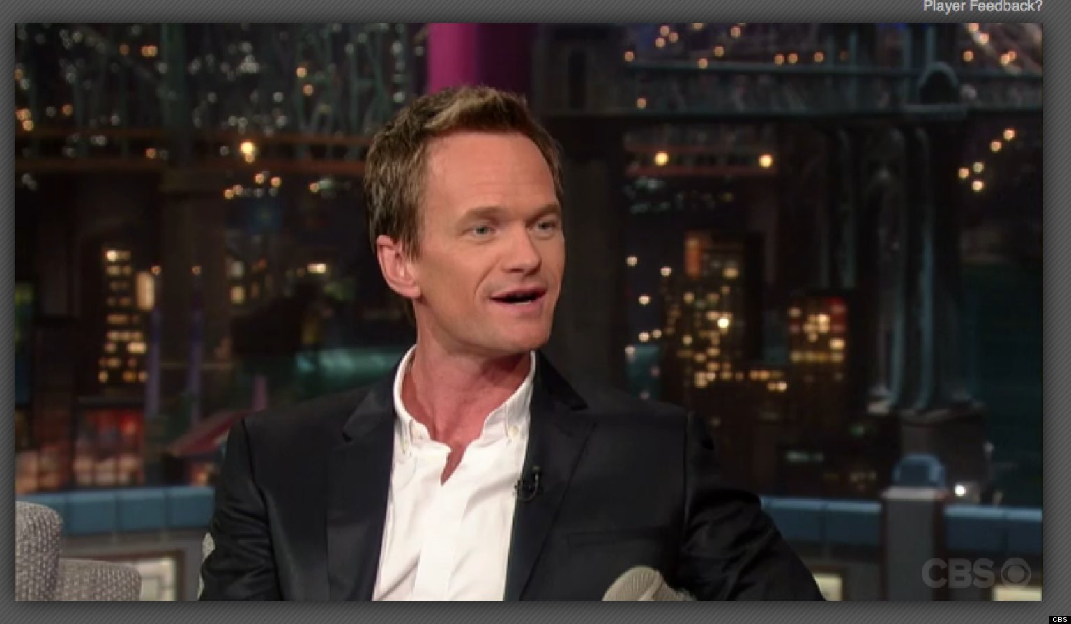 Neil Patrick Harris Shows Letterman A Sneak Peek At His Tony Awards Opening Video Huffpost 6564