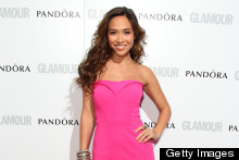 Why We'll Be Wearing Hot Pink From Now On: Myleene Klass' Amazing Glamour Women Of The Year Awards Dress