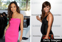 Awkward! Myleene Klass and Frankie Sandford caught in Glamour Awards catfight
