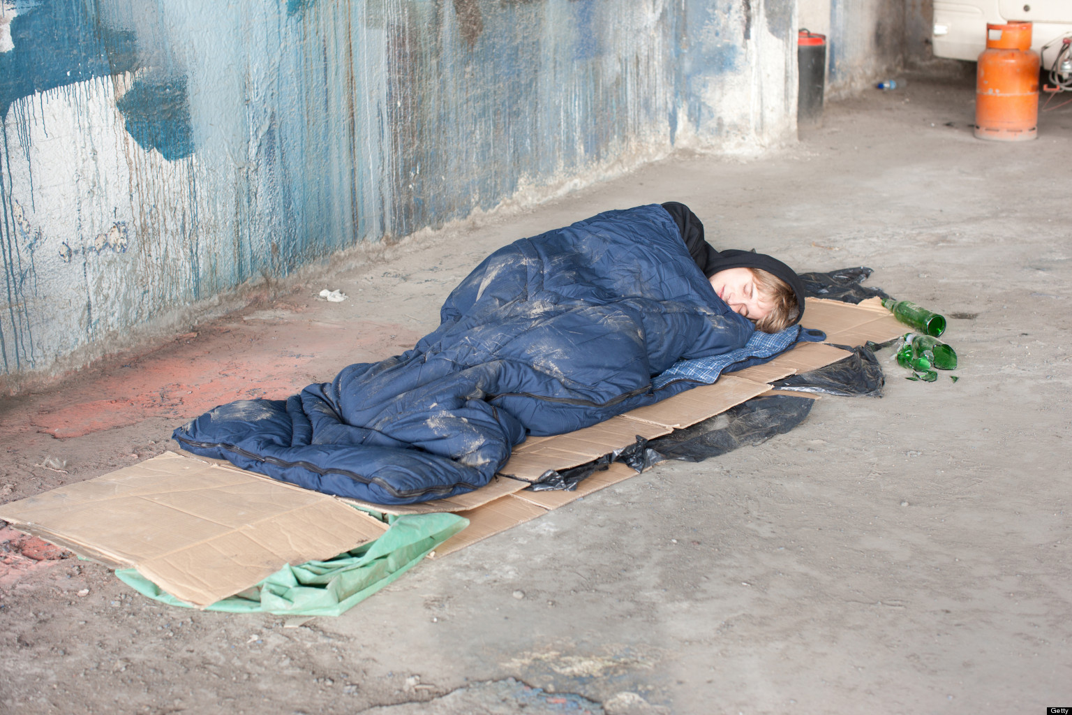 HOMELESS CARDBOARD BOX homeless cardboard box: