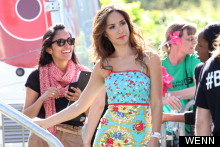 Myleene Klass Is Bloomin' Lovely In Floral Dress (But Suffers Wardrobe Malfunction)