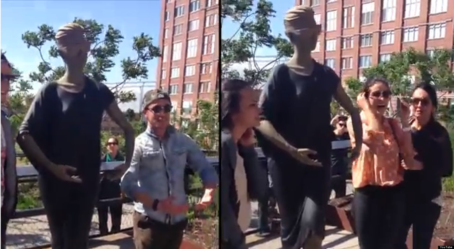 Statue Prank Social Experiment Convinces People Statue Is A Real Person
