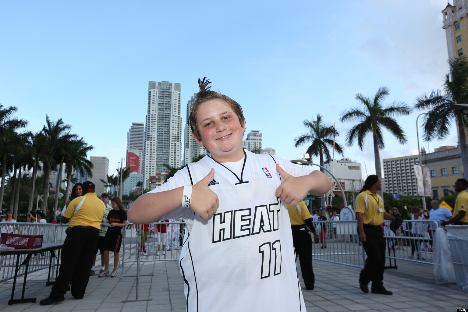 Miami Heat Fans Photos White Hot Heat Supporters During The 2013 NBA