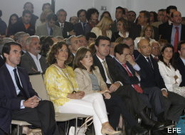 Santamaría y Soria, espectadores de la conferencia de Aznar