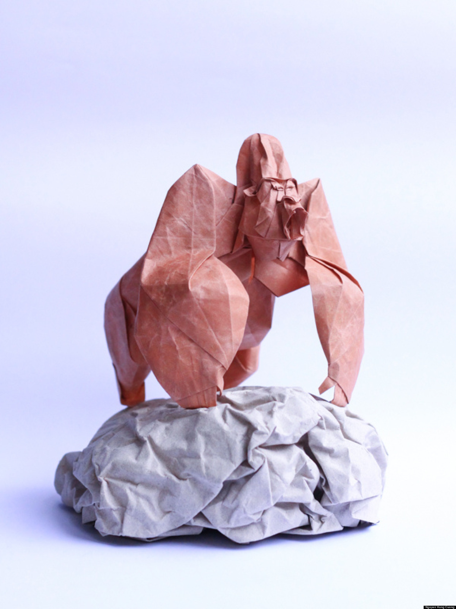 Origami Art Paper Artist Nguyen Hung Cuong Creates Amazing Folded Creatures PHOTOS HuffPost