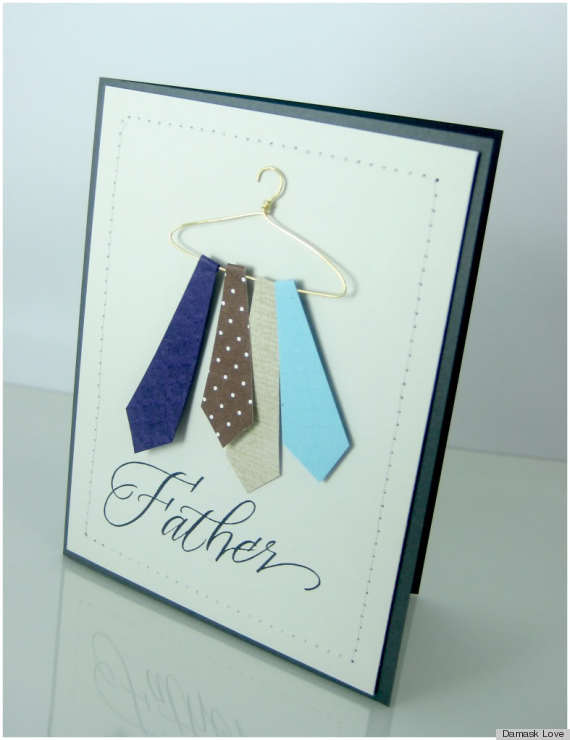 Father's Day Tie Card For