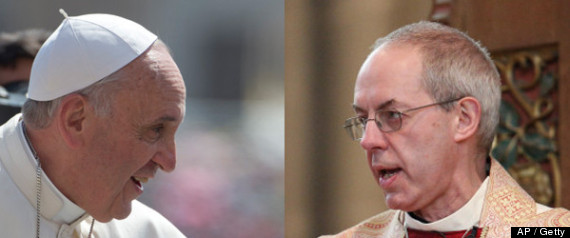 Pope Francis Justin Welby